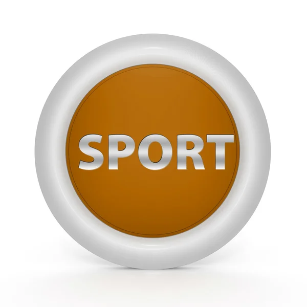 Sport circular icon on white background — Stock Photo, Image