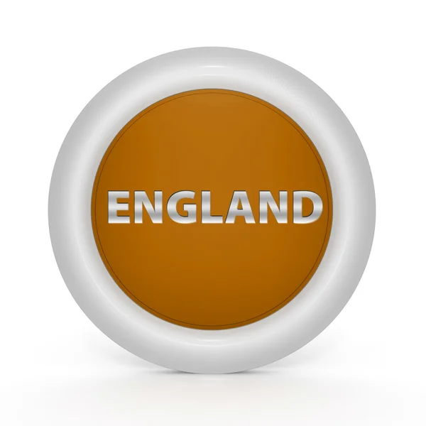 Engeland circulaire pictogram op witte achtergrond — Stockfoto