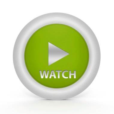 beyaz zemin üzerinde dairesel simge izle