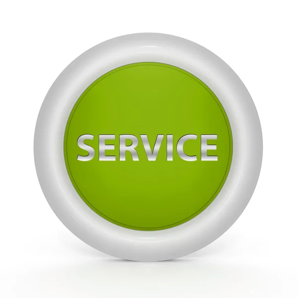 Service circular icon on white background — Stock Photo, Image