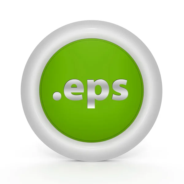 .eps circular icon on white background — Stock Photo, Image