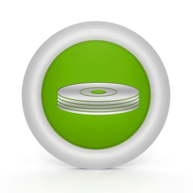 Beyaz arka plan üzerinde dairesel gizlenmesi