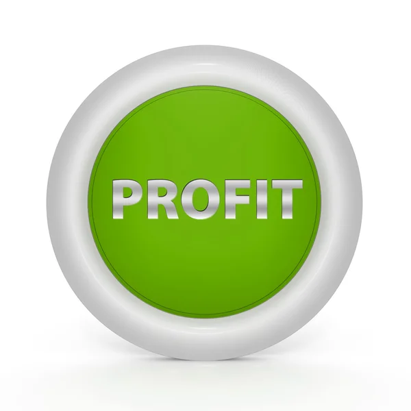 Profit circular icon on white background — Stock Photo, Image