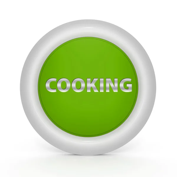 Cooking circular icon on white background — Stock Photo, Image