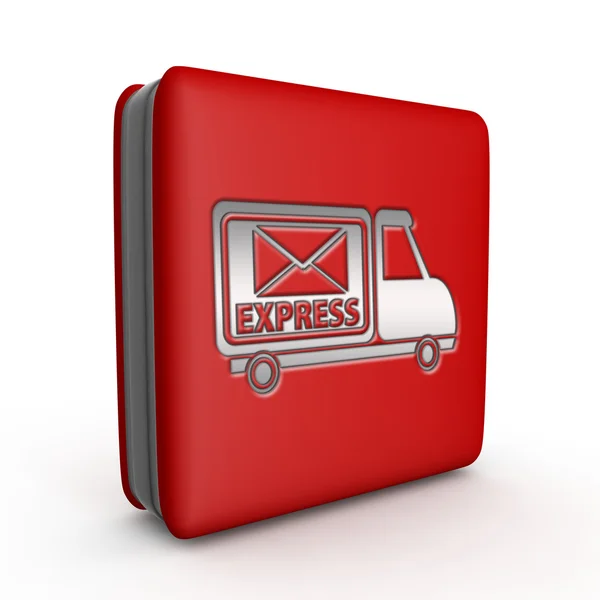 Express square icon on white background — Stock Photo, Image