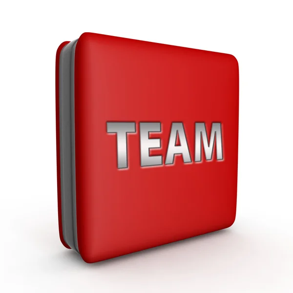Team square icon on white background — Stock Photo, Image