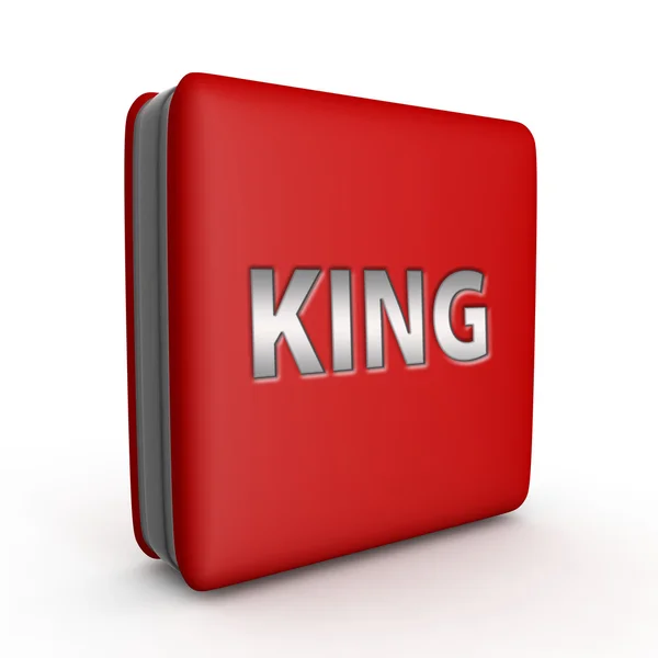 King square icon on white background — Stock Photo, Image