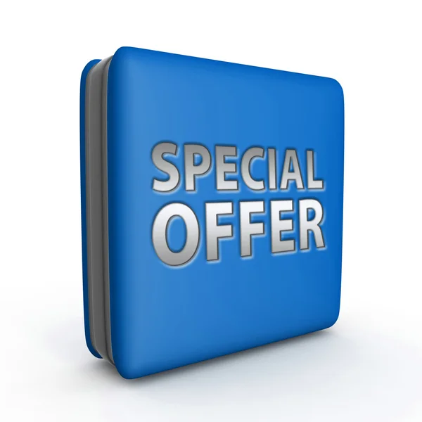 Special offer square icon on white background — Stock Photo, Image