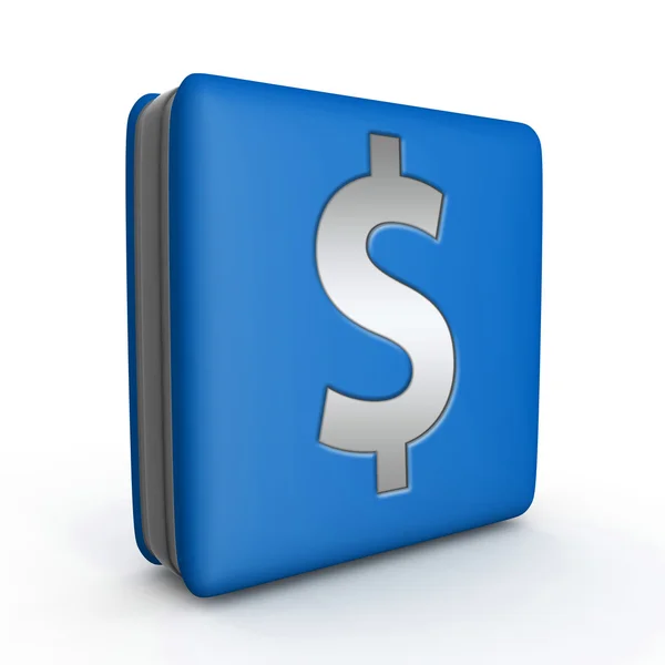 Money square icon on white background — Stock Photo, Image