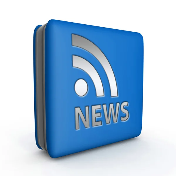 News square icon on white background — Stock Photo, Image