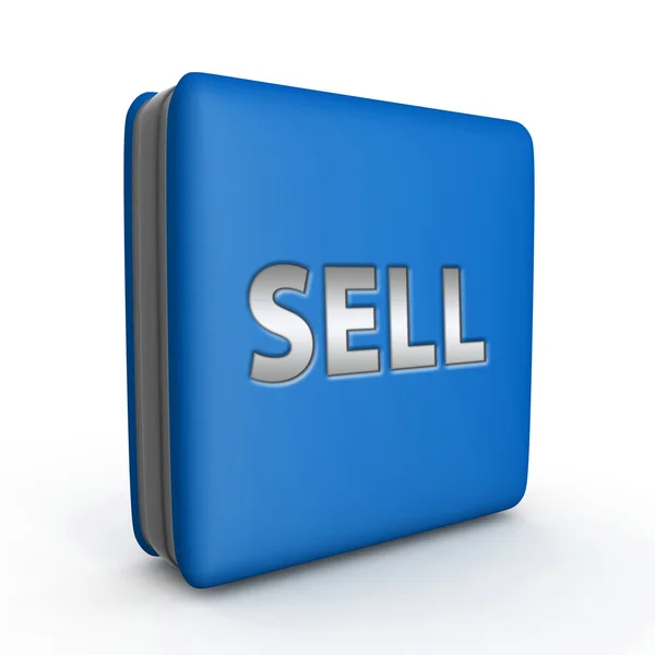 Sell square icon on white background — Stock Photo, Image