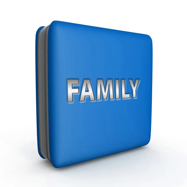 Family square icon on white background — Stock Photo, Image