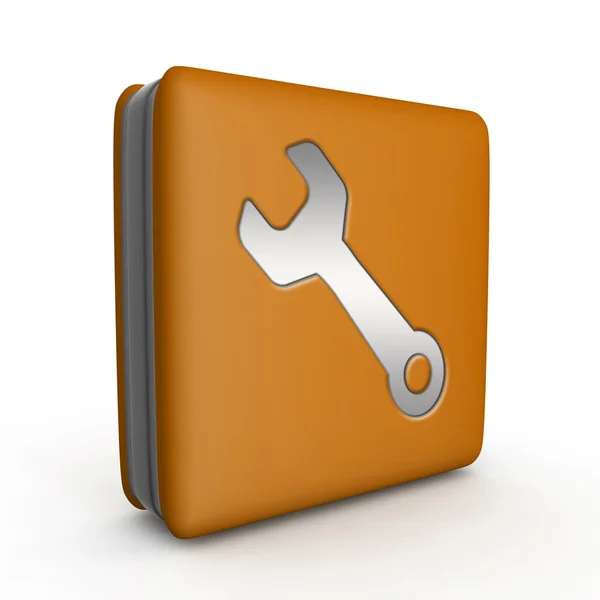 Tools square icon on white background — Stock Photo, Image