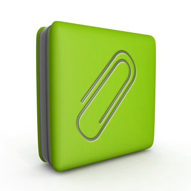 Beyaz arka plan üzerinde küçük kare simgesi