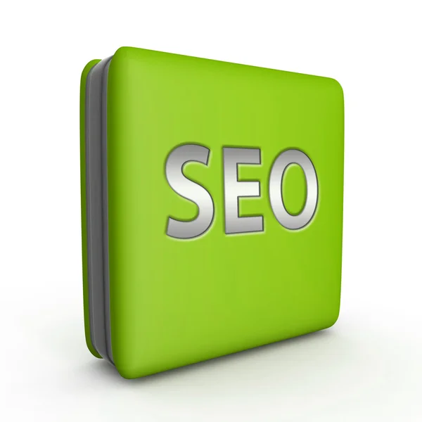 Seo square icon on white background — Stock Photo, Image