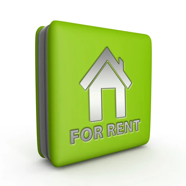 For rent square icon on white background — Stock Photo, Image