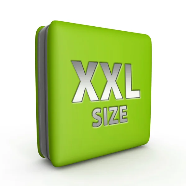 白い背景の Xxl サイズの正方形のアイコン — ストック写真