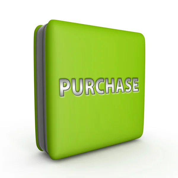 Purchase square icon on white background — Stock Photo, Image