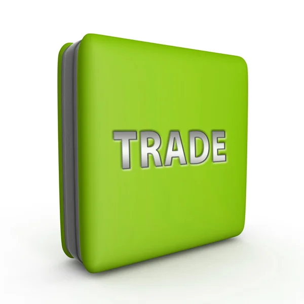 Trade square icon on white background — Stock Photo, Image