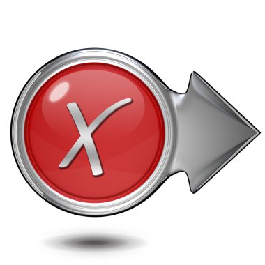 beyaz zemin üzerinde dairesel simgesini denetleyin