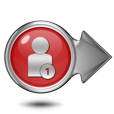 Beyaz arka plan üzerinde dairesel simge ekle