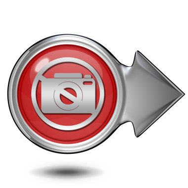 Dairesel simgesi beyaz arka plan üzerinde çekim yasağı