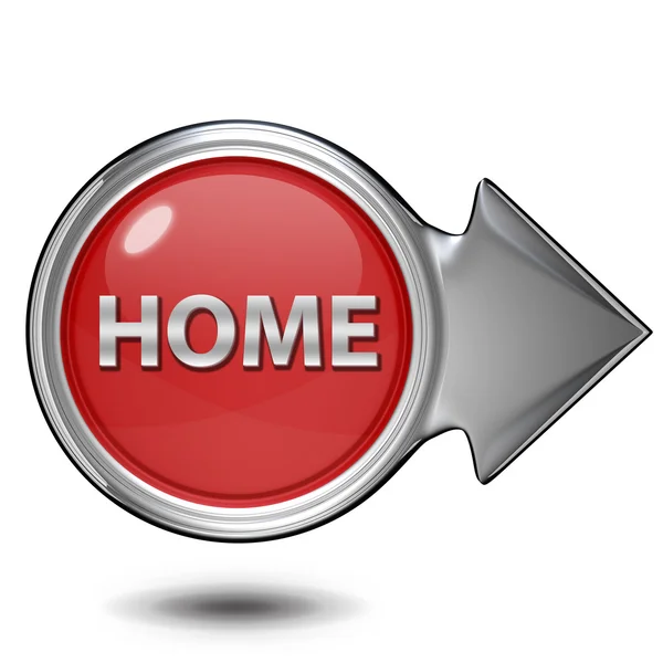 Home circular icon on white background — Stock Photo, Image