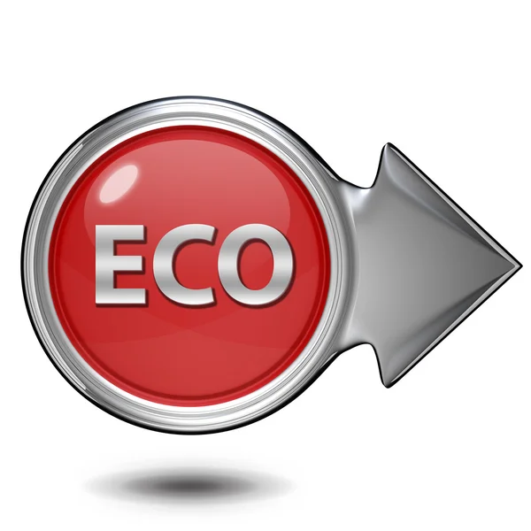 Eco circular icon on white background — Stock Photo, Image