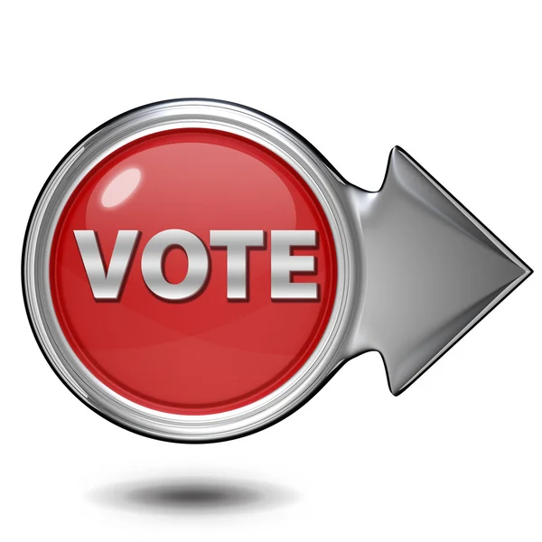 Vote circular icon on white background — Stock Photo, Image