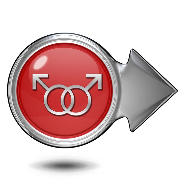 Guy circular icon on white background — Stock Photo, Image