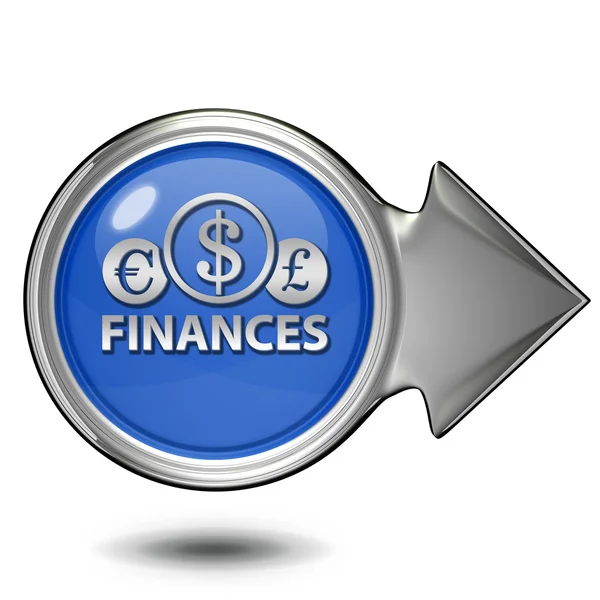 Finance circular icon on white background — Stock Photo, Image