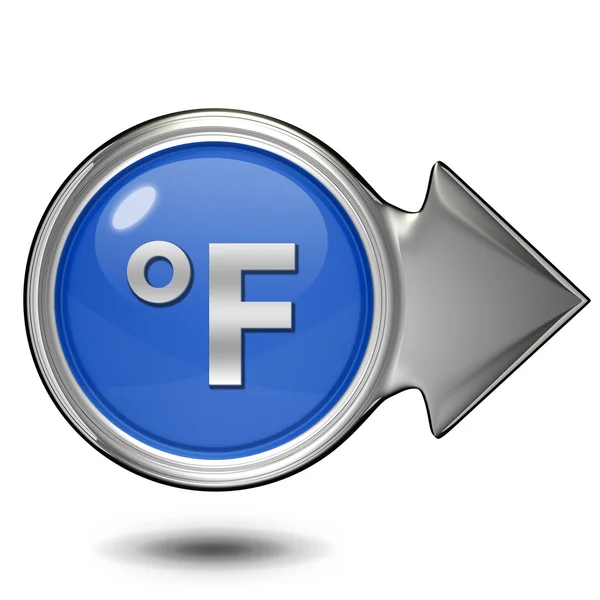 Fahrenheit circular icon on white background — Stock Photo, Image