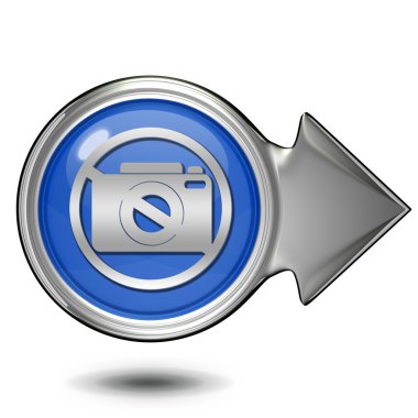 Dairesel simgesi beyaz arka plan üzerinde çekim yasağı