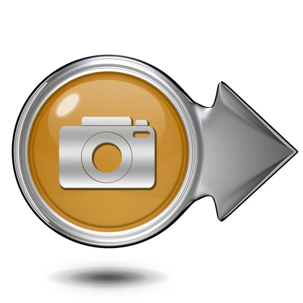 Photo circular icon on white background — Stock Photo, Image