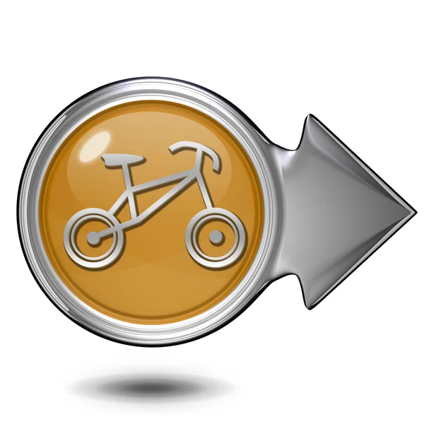 Bike circular icon on white background — Stock Photo, Image