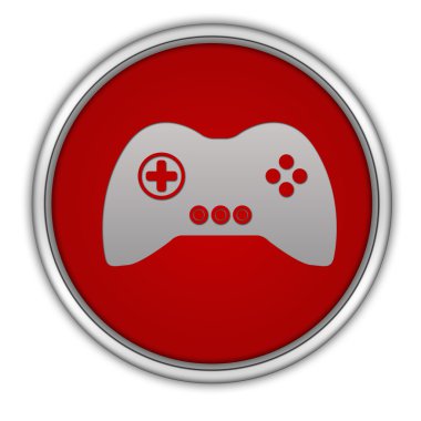 Beyaz arka planda oyunun dairesel simgesi