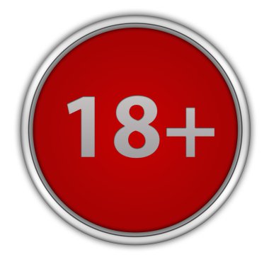Beyaz arka plan üzerinde 18 dairesel simgesi