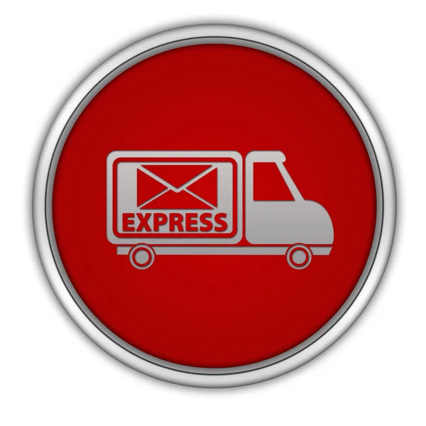 Express cirkulär ikonen på vit bakgrund — Stockfoto