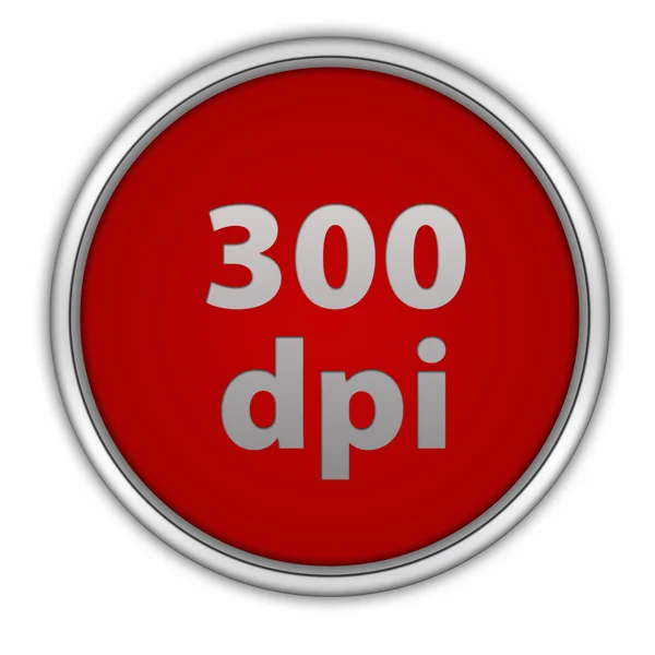 300 dpi cirkulär ikonen på vit bakgrund — Stockfoto