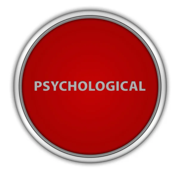 Psychological circular icon on white background — Stock Photo, Image