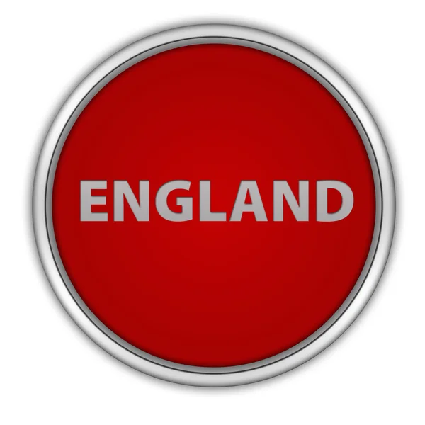 Engeland circulaire pictogram op witte achtergrond — Stockfoto