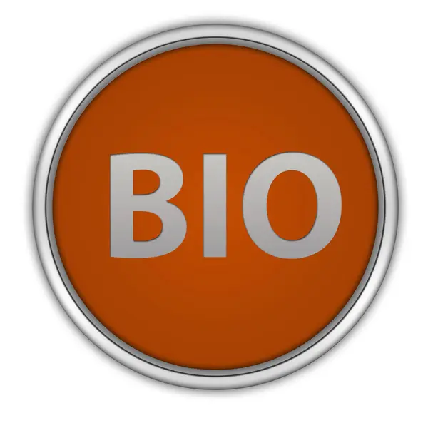 Bio circular icon on white background — Stock Photo, Image