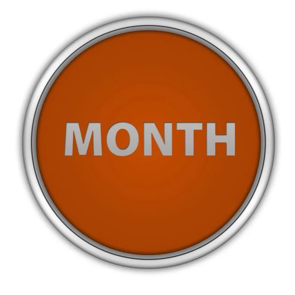 Month circular icon on white background — Stock Photo, Image