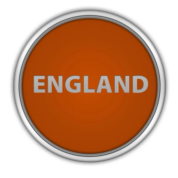 Engeland circulaire pictogram op witte achtergrond — Stockfoto