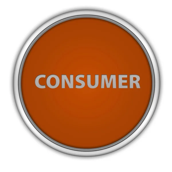 Consument circulaire pictogram op witte achtergrond — Stockfoto