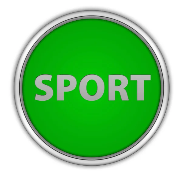 Sport circular icon on white background — Stock Photo, Image