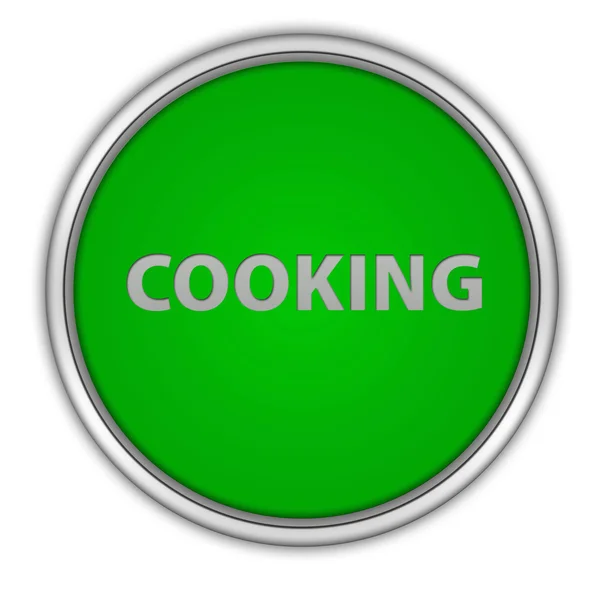 Cooking circular icon on white background — Stock Photo, Image