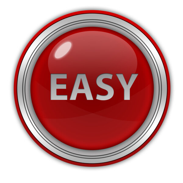 простая круглая иконка на белом фоне
