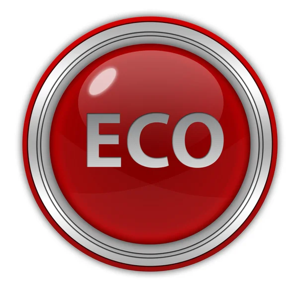 Eco circular icon on white background — Stock Photo, Image