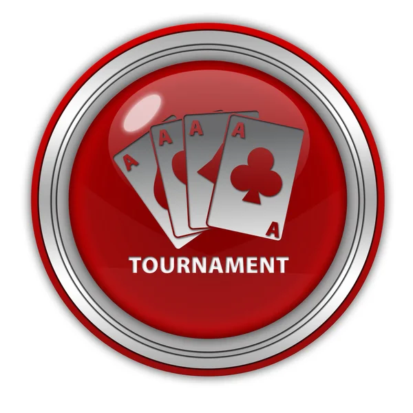Tournament circular icon on white background — Stock Photo, Image